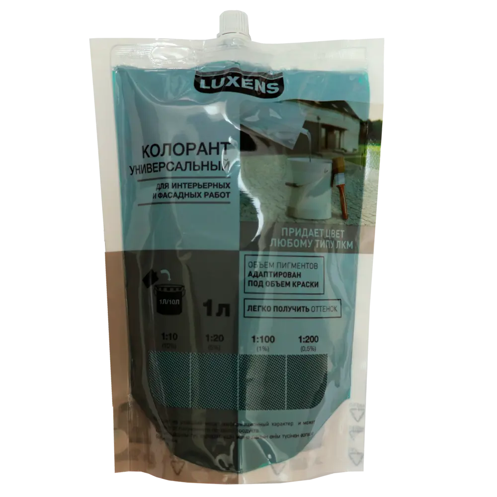 Колорант Luxens 1 л цвет изумрудный 82343924 STLM-2162188 