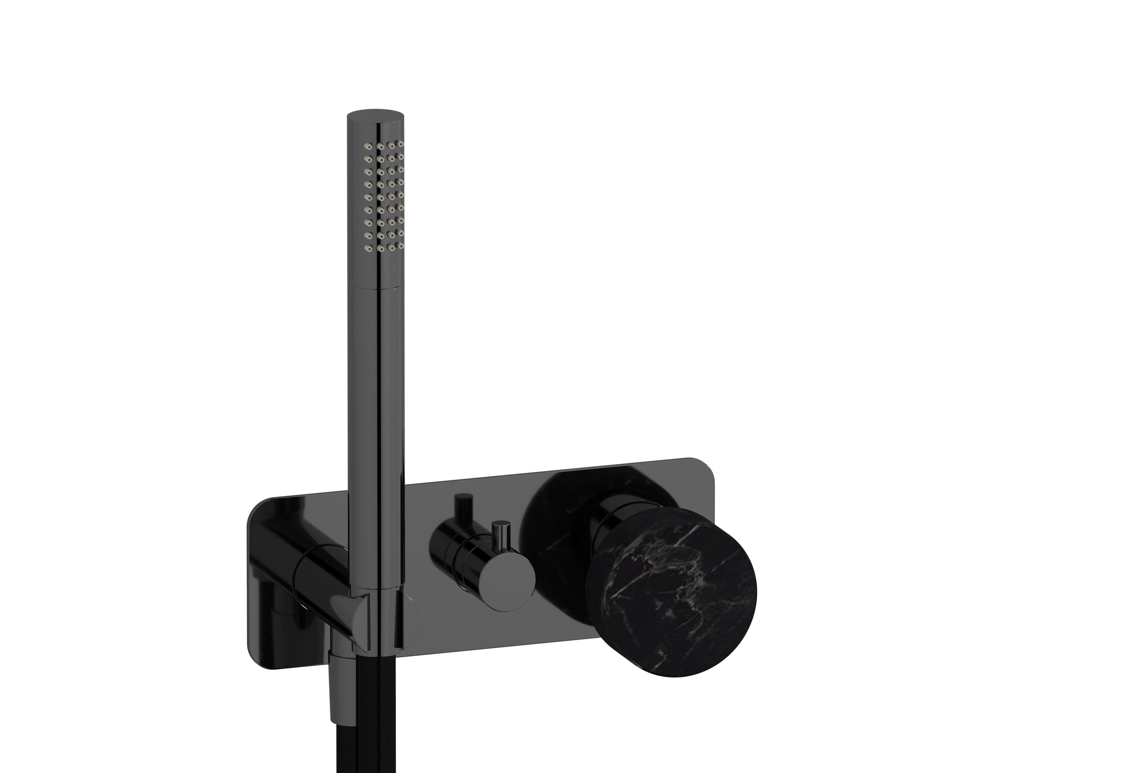 Мраморный встраиваемый смеситель для душа с ручным душем IB мрамор + мрамор Elle ARCH-00137390 - Вид №4