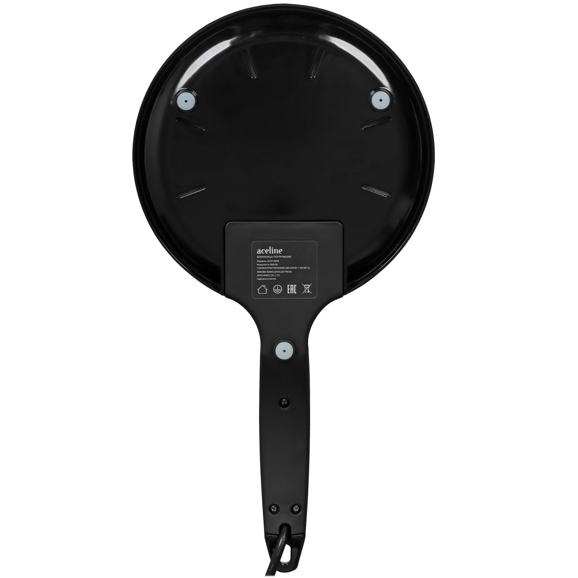 9154313 Блинница погружная Aceline ACM-650S черный STDN-0092116 - Вид №2