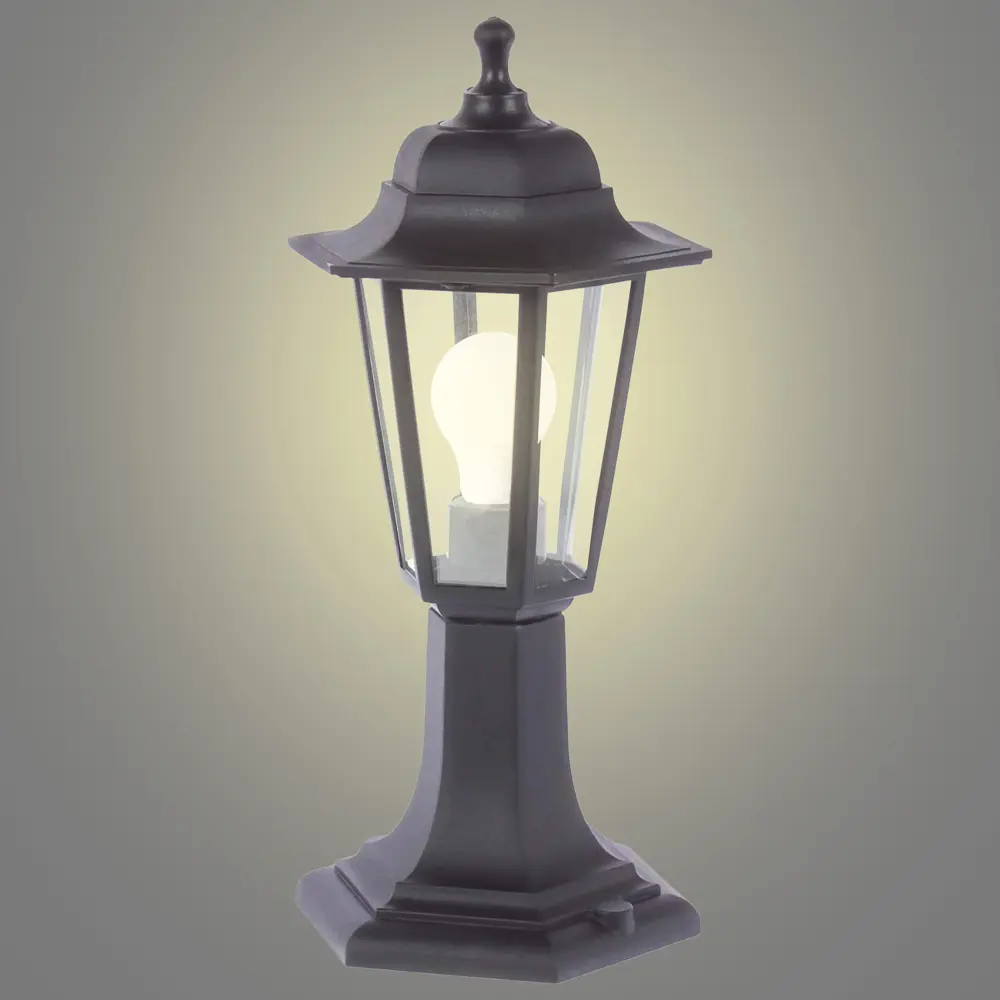 Фонарный столб уличный Apeyron малый 34 см цвет чёрный STLM-2200865 - Вид №1