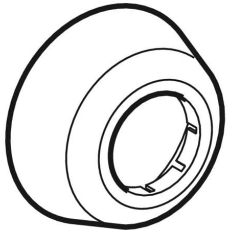 241.507.21.1 Стенная розетка Geberit, глубокая Geberit  - Вид №1