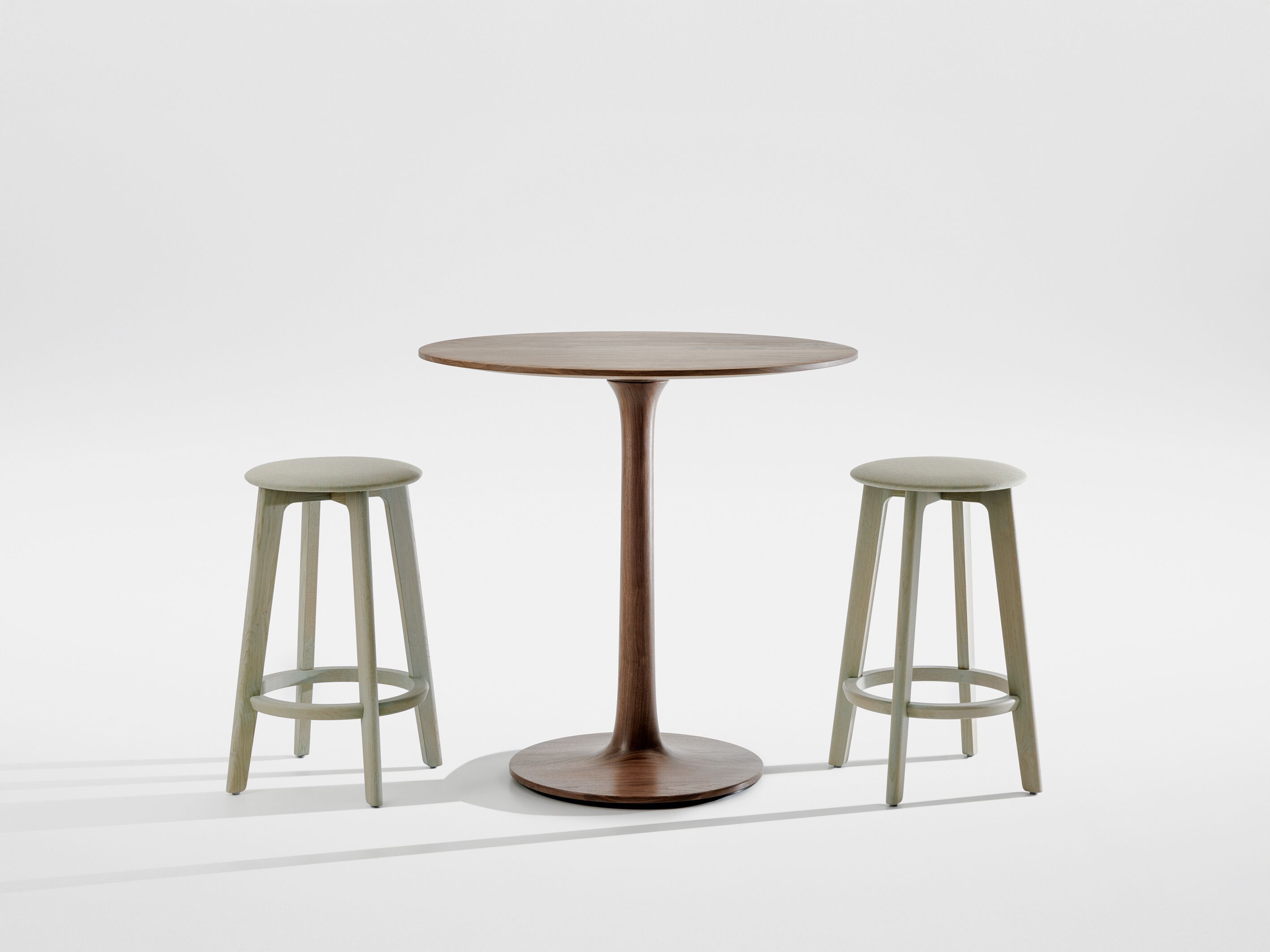 Высокий круглый деревянный стол ZEITRAUM Turntable ARCH-00149920 - Вид №2