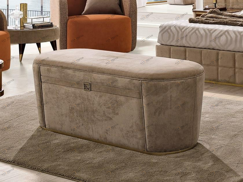 Barnini Oseo Скамья для хранения, обитая тканью Richmond upon thames Rc40