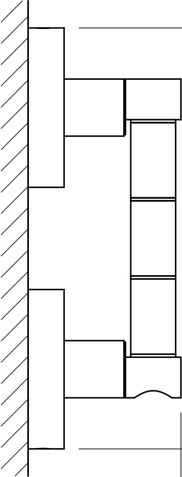 HAR 024 Держатель полотенец поворотный тройной 40 cm ARTWELLE Harmonie - Вид №1
