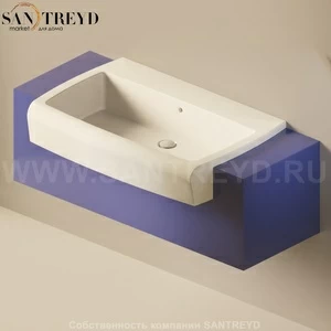 Flaminia UNA Консоль для раковины от 120 до 200 см синяя UNA90C1.5003