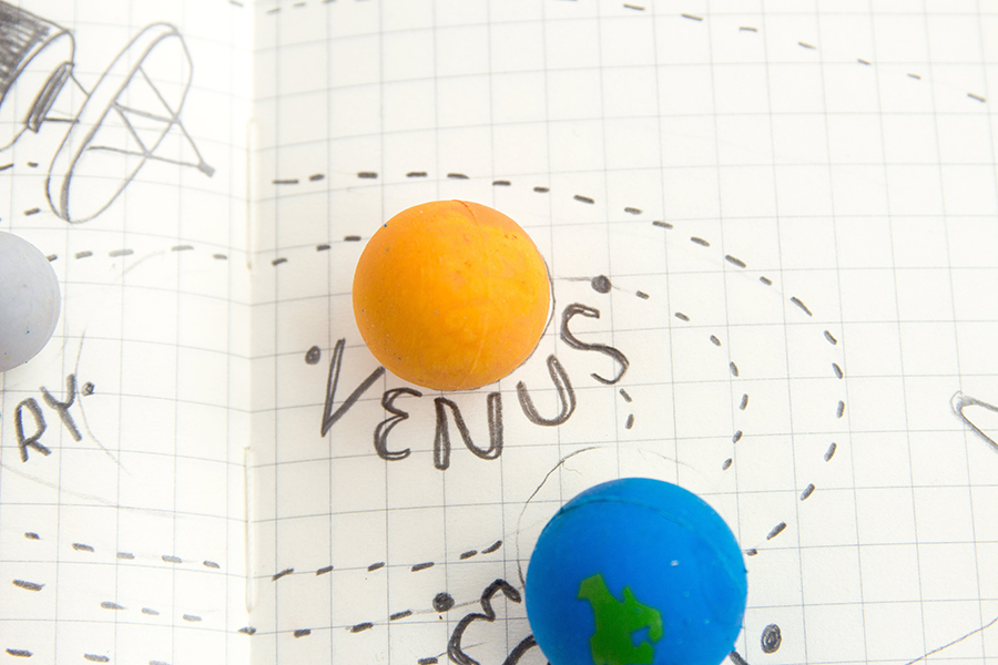 SK ERASERPLAN1 Набор ластиков «Солнечная система» Suck UK  - Вид №3