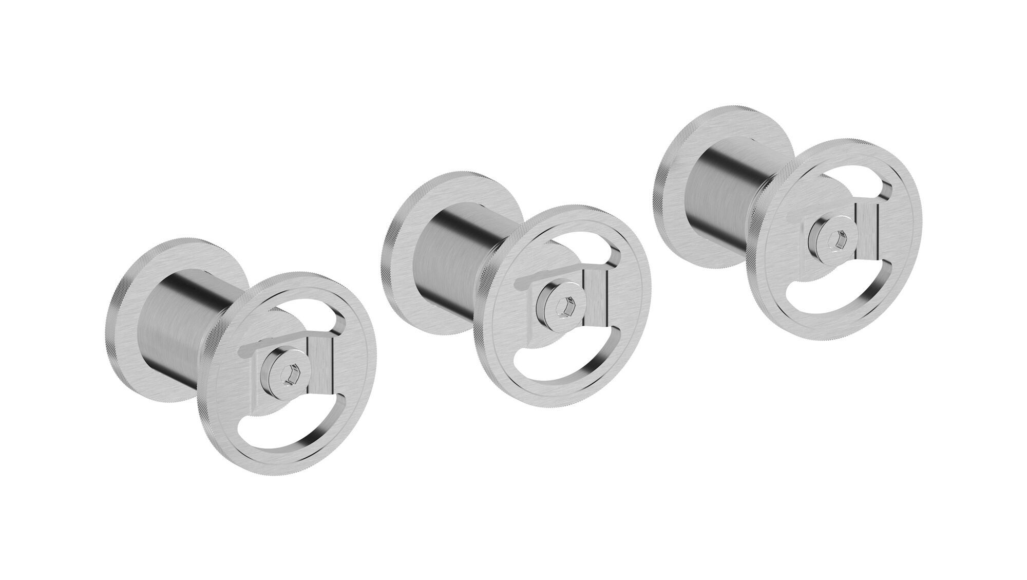 Встраиваемый смеситель для душа с 3 отверстиями и переключателем IB Bold ARCH-00029546 - Вид №22