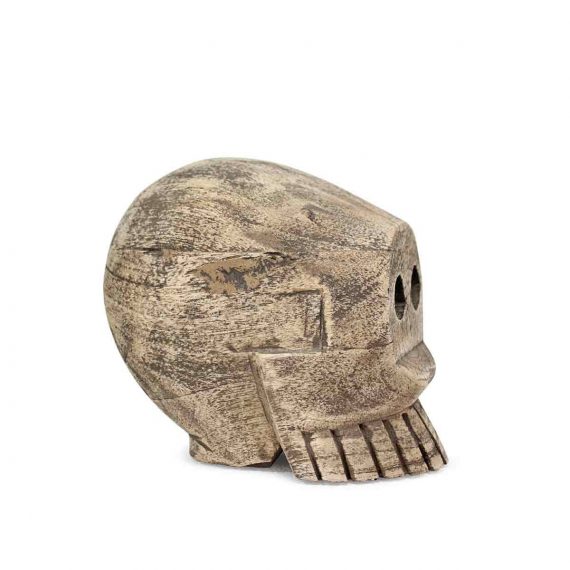 078559 Декоративный деревянный череп Francisco Segarra Santreyd  - Вид №2
