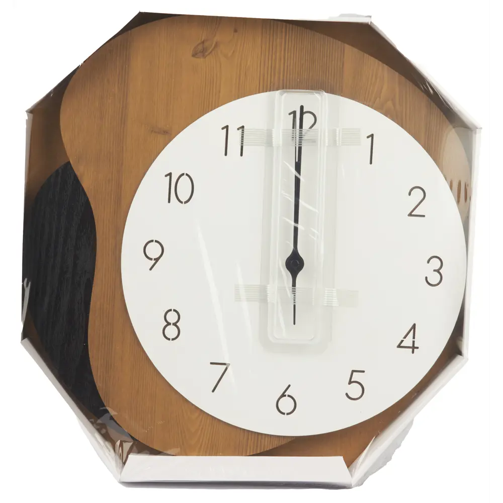 Часы настенные M407 фигурные МДФ цвет белый бесшумные ø38 см Santreyd STLM-2140429 - Вид №2