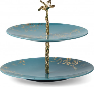 10660502 Lenox Блюдо двухъярусное Lenox "Цветущая лоза" 27см Фарфор