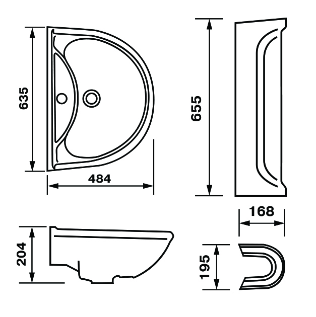 1783 Престиж 63, цвет черный Строй керамика сервис Santreyd  - Вид №4