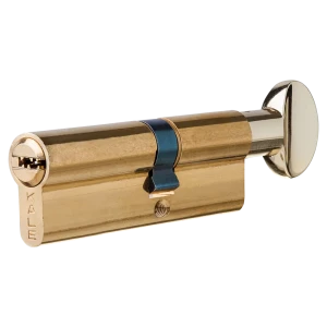 Цилиндр Kale 164SM-90-C-BP, 45х35 мм, ключ/вертушка, цвет золото 82394769 STLM-2093823