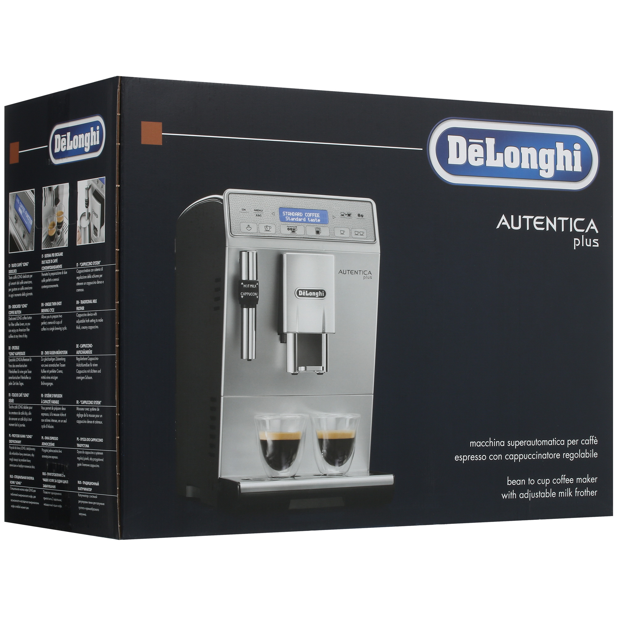 1005517 Кофемашина автоматическая DeLonghi ETAM 29.620.SB серебристый STDN-0036456 - Вид №9