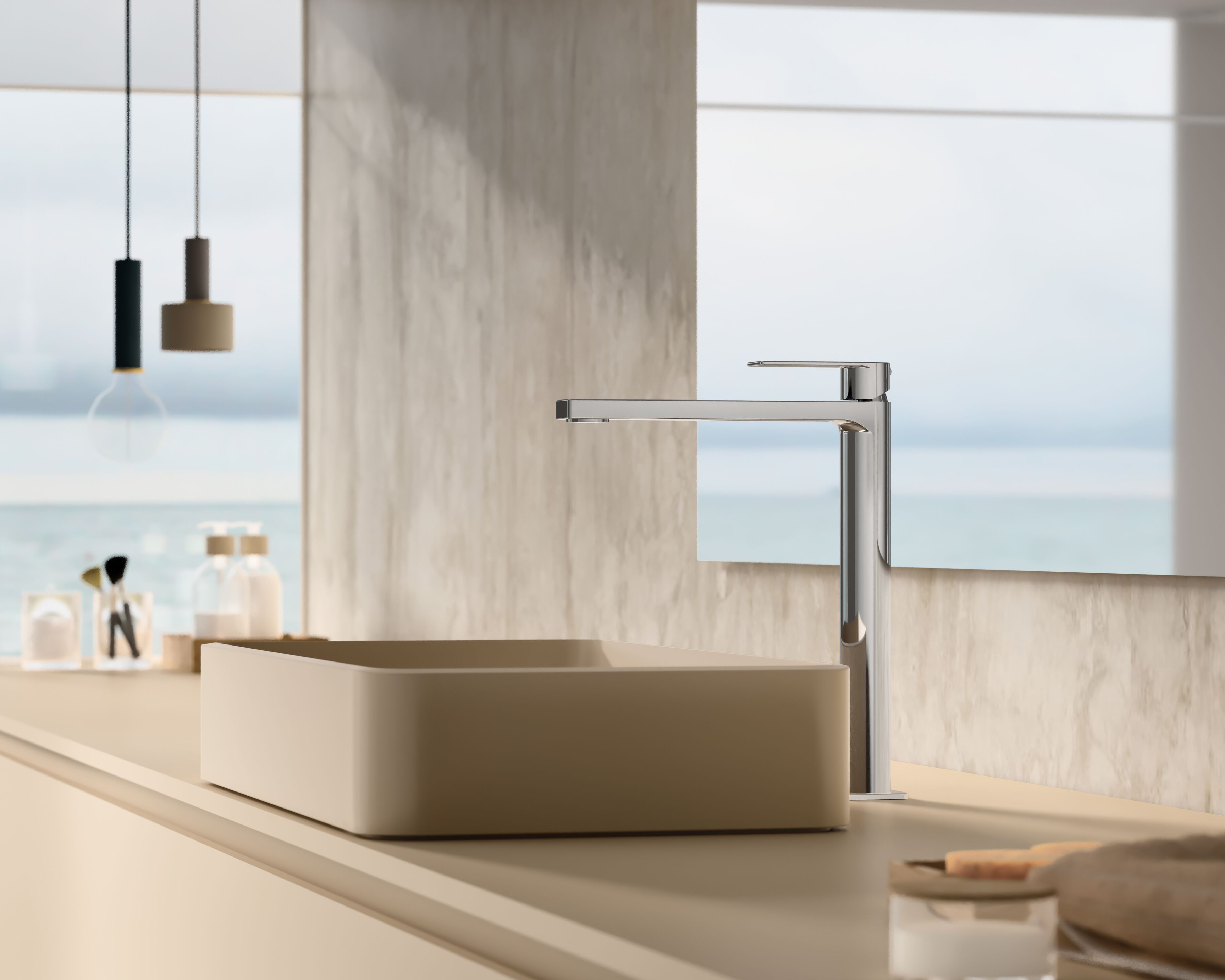 Высокий смеситель для раковины без слива RUBINETTERIA PAFFONI Tango ARCH-00095394 - Вид №1