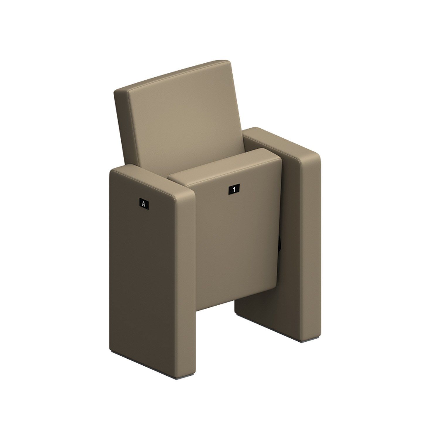 Кресло зрительного зала с регулируемой спинкой LAMM F50 ARCH-00137084 - Вид №7