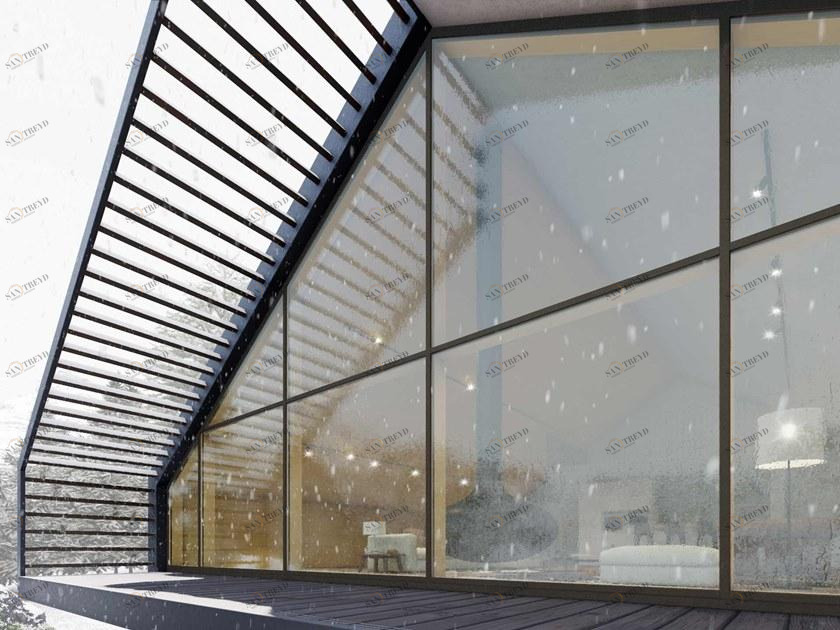 CARMINATI SERRAMENTI Система навесных стен из дерева Skyline system sun-id-1363173