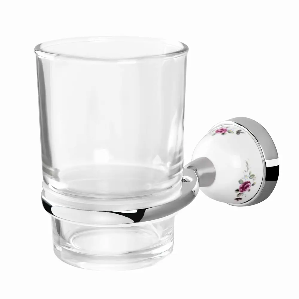 Стакан для зубных щёток подвесной «Rose» цвет прозрачный Santreyd STLM-2185284