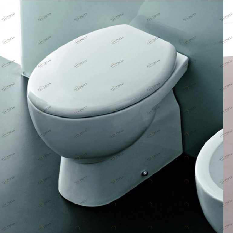 400025 Приставной унитаз напольный Зеленый Althea Ceramica Contract Cento Италия