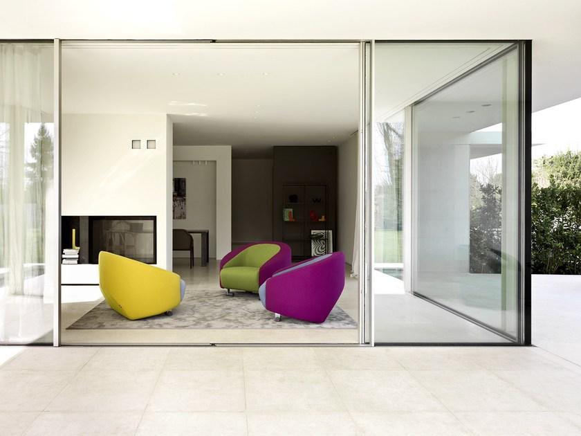 Ditre Italia Кресло из ткани с подлокотниками Cart sun-id-1347660 - Вид №4