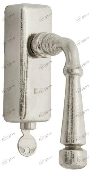 Dauby Металлическая оконная ручка с замком Pure® 10529