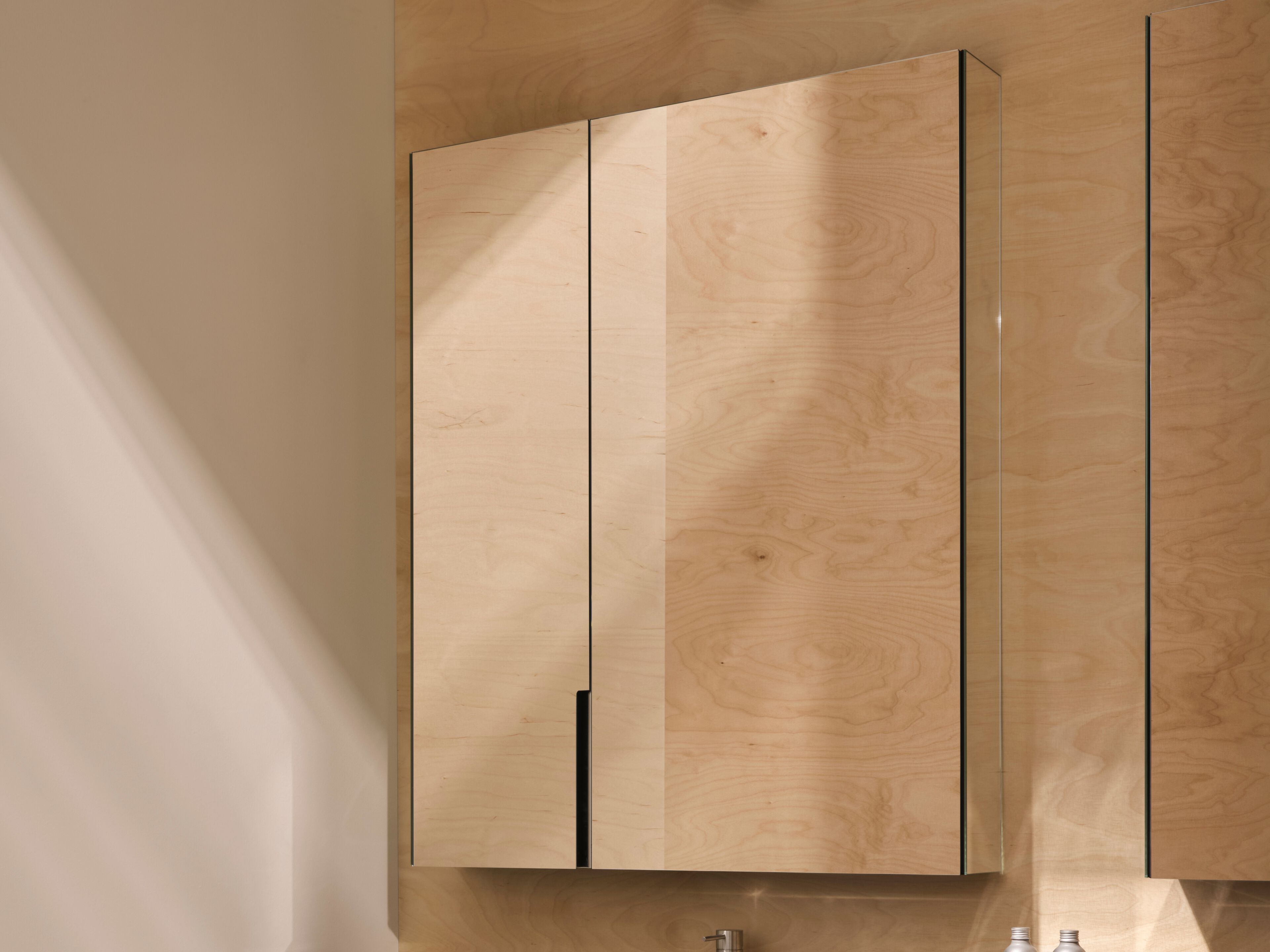 Прямоугольное настенное зеркало с контейнером Ceramica Cielo проволока ARCH-00138860 - Вид №1