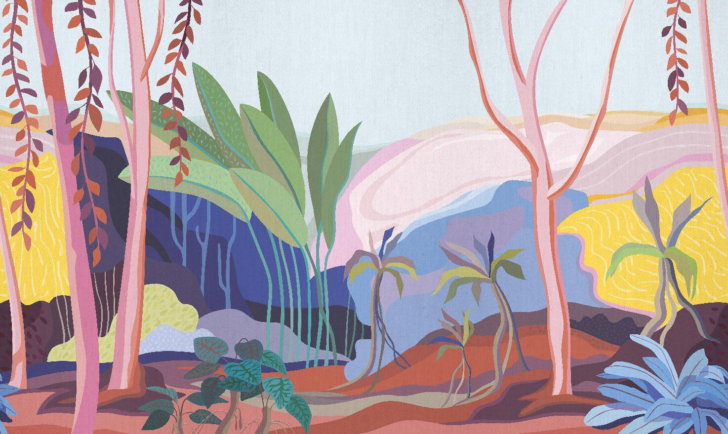 Обои с цветочными мотивами Jannelli&Volpi MY THAI ARCH-00016973 - Вид №1