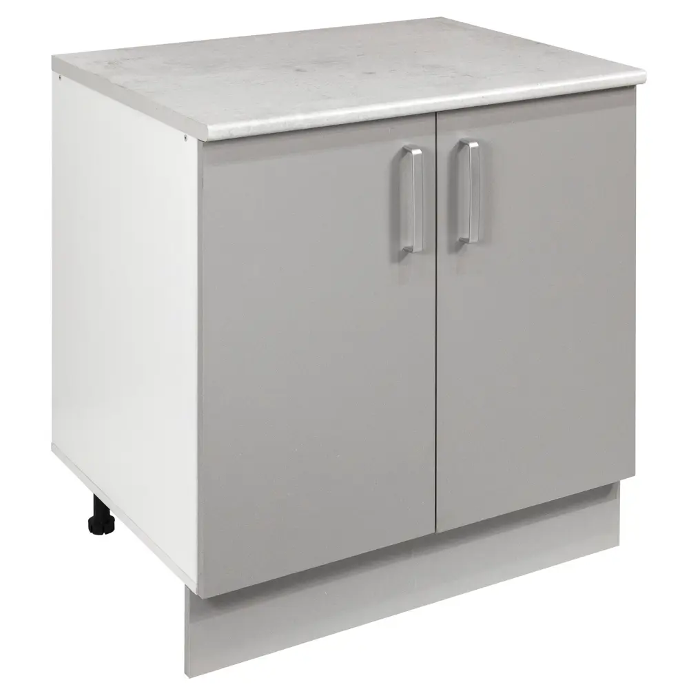 Кухонный шкаф напольный Нарбус 80x85x60 см ЛДСП цвет серый Santreyd STLM-2132028 - Вид №4