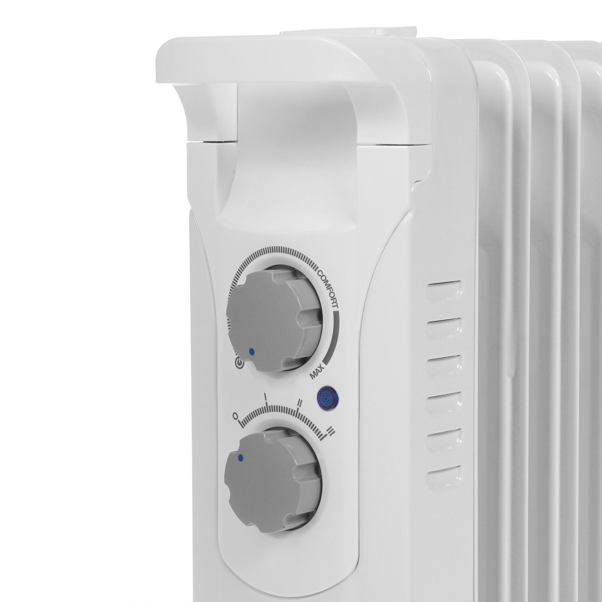 8193583 Масляный обогреватель Timberk TOR 21.1005 BC белый STDN-0073988 - Вид №3