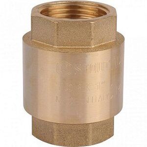 Клапан обратный STOUT 1" (пластиковое седло) пружинный