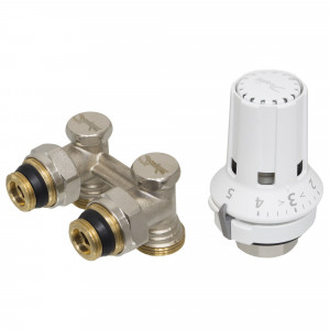 18305620 Комплект терморегулирующий угловой Danfoss М30x1,5 для радиаторов с нижним подключением