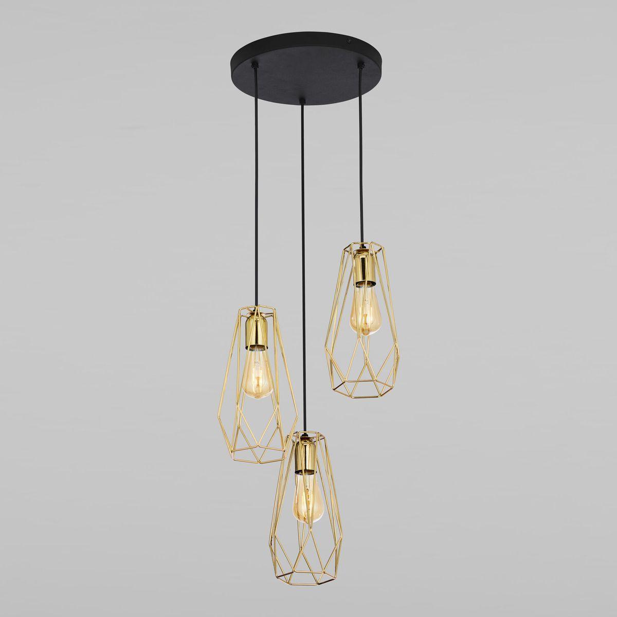 2697 Lugo Gold Подвесная люстра TK Lighting Lugo