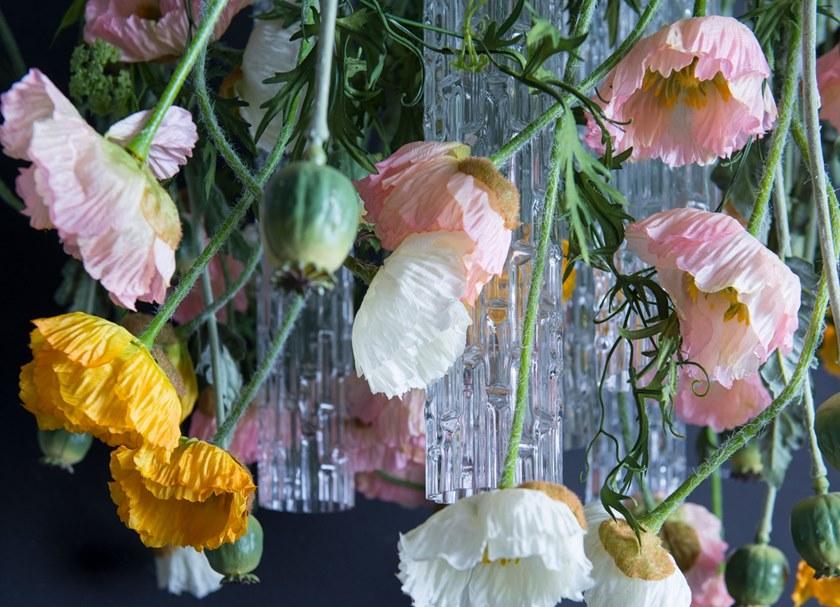 VGnewtrend Светодиодный потолочный светильник из муранского стекла Flower power 8880100.00 - Вид №3