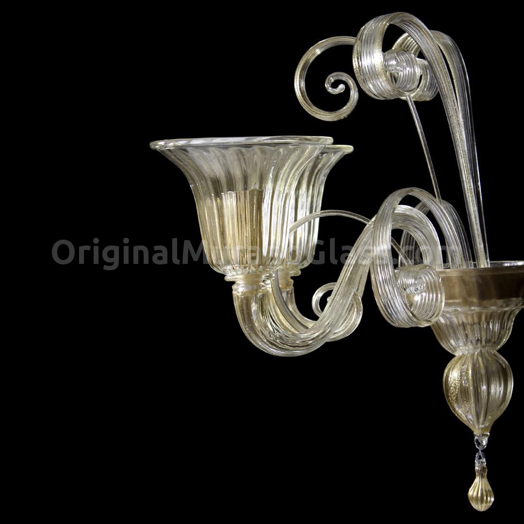 1277 ORIGINALMURANOGLASS Настенный светильник Бра Фоскари - Пастораль - муранское стекло OMG 35 см CLASSICO - Вид №1