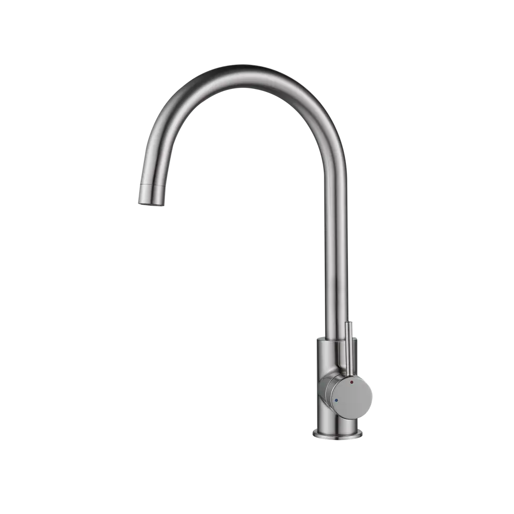 Смеситель кухонный Delinia Loa общая высота 38.6 см цвет никель матовый STLM-2067561 - Вид №1