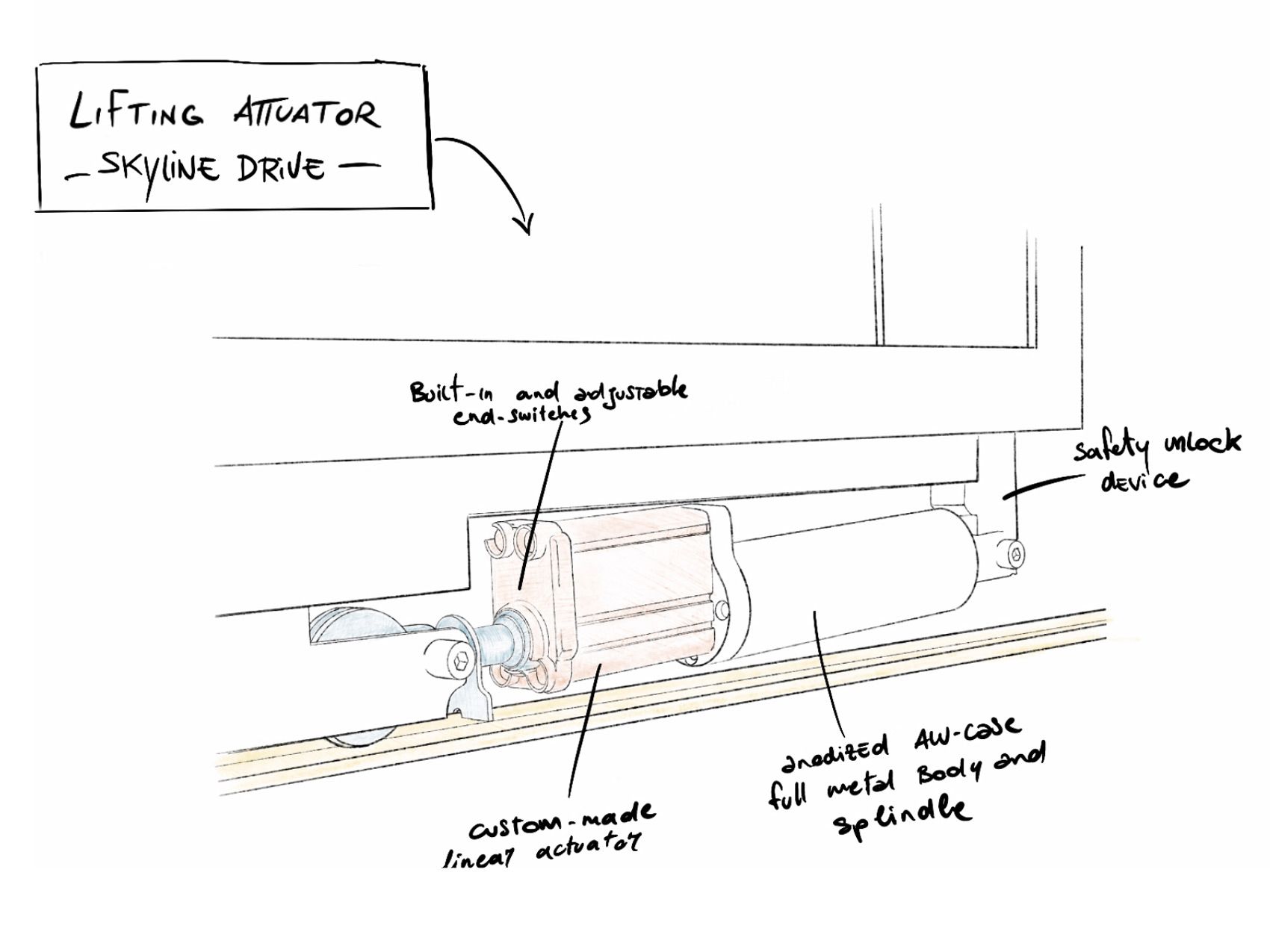 Стальная раздвижная дверь-окно с двойным остеклением Carminati Skyline System ARCH-00135510 - Вид №9
