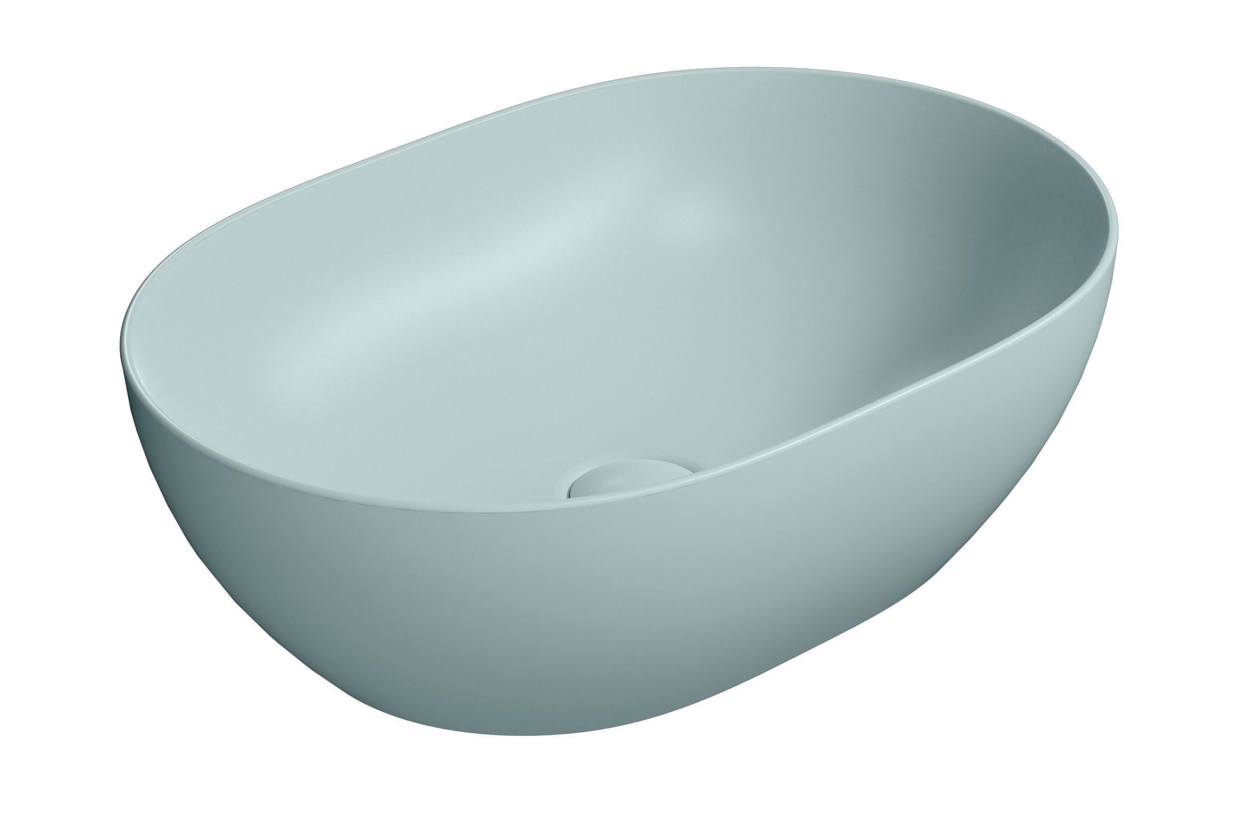 Овальный умывальник с одной столешницей GSI ceramica мода ARCH-00151106 - Вид №6