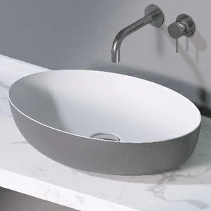 L616216 Накладная раковина на столешницу  овальная A. e T. Italia ELITE