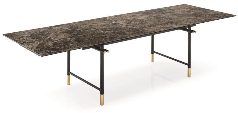 Calligaris Раздвижной прямоугольный стол из керамики с эффектом мрамора  Cs4122-r 160  - Вид №1