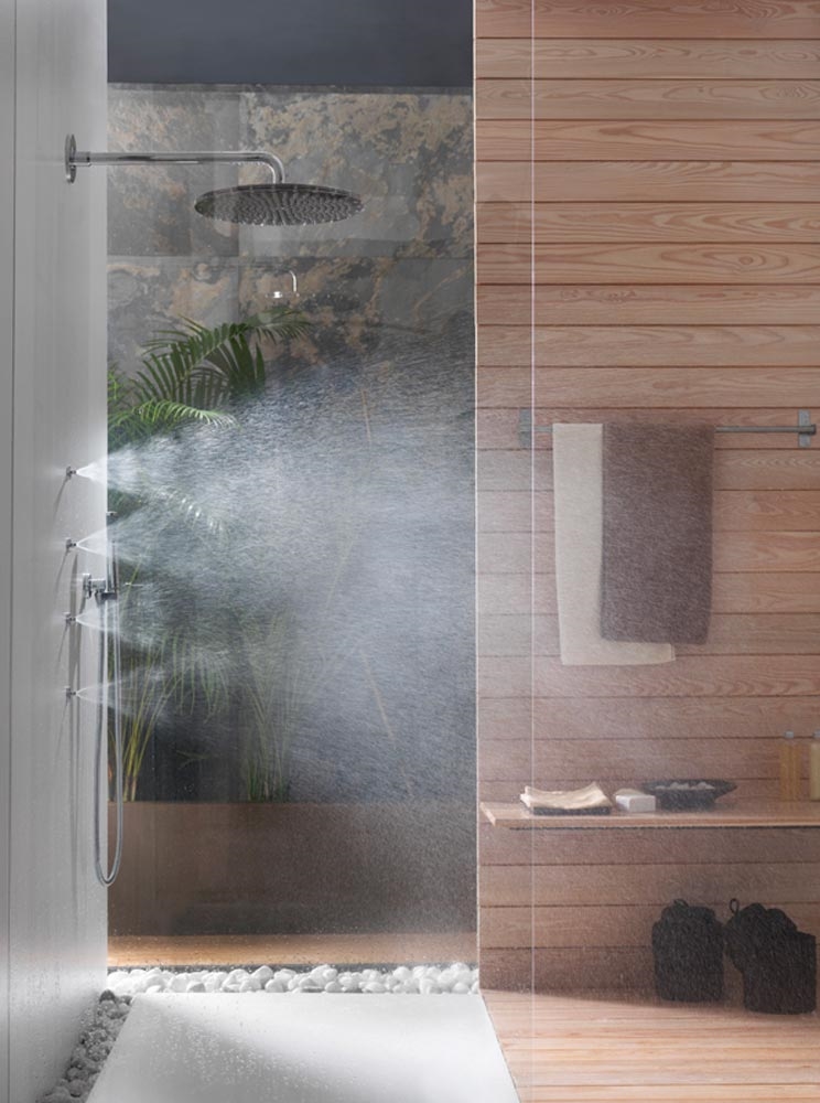 I00151 Потолочный & настенный душ Mini-Neb BOSSINI  - Вид №2