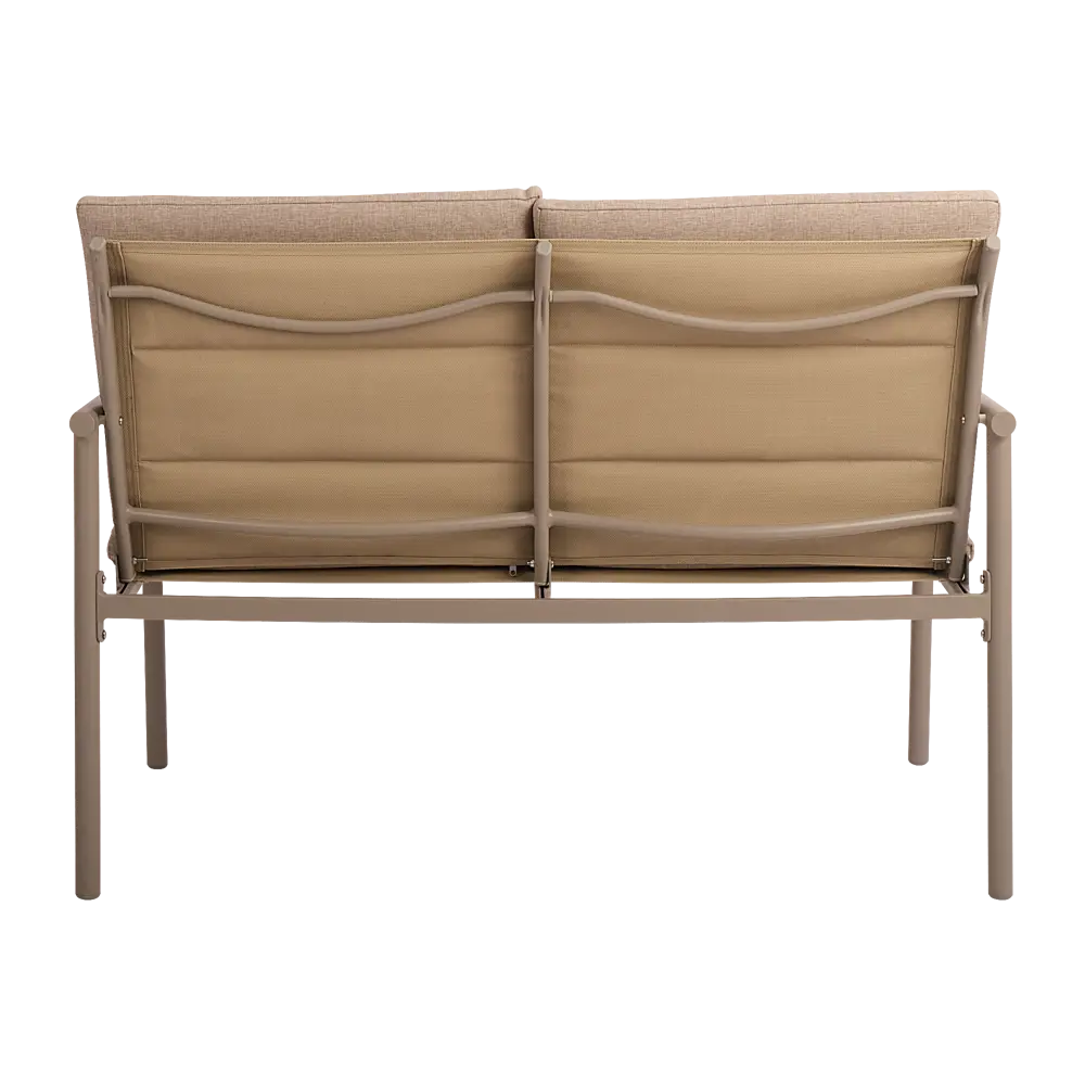 Набор садовой мебели для отдыха с подушками BEGINIA Kinel  Сталь Стол, диван, кресло 2 шт Белый STLM-2157405 - Вид №9