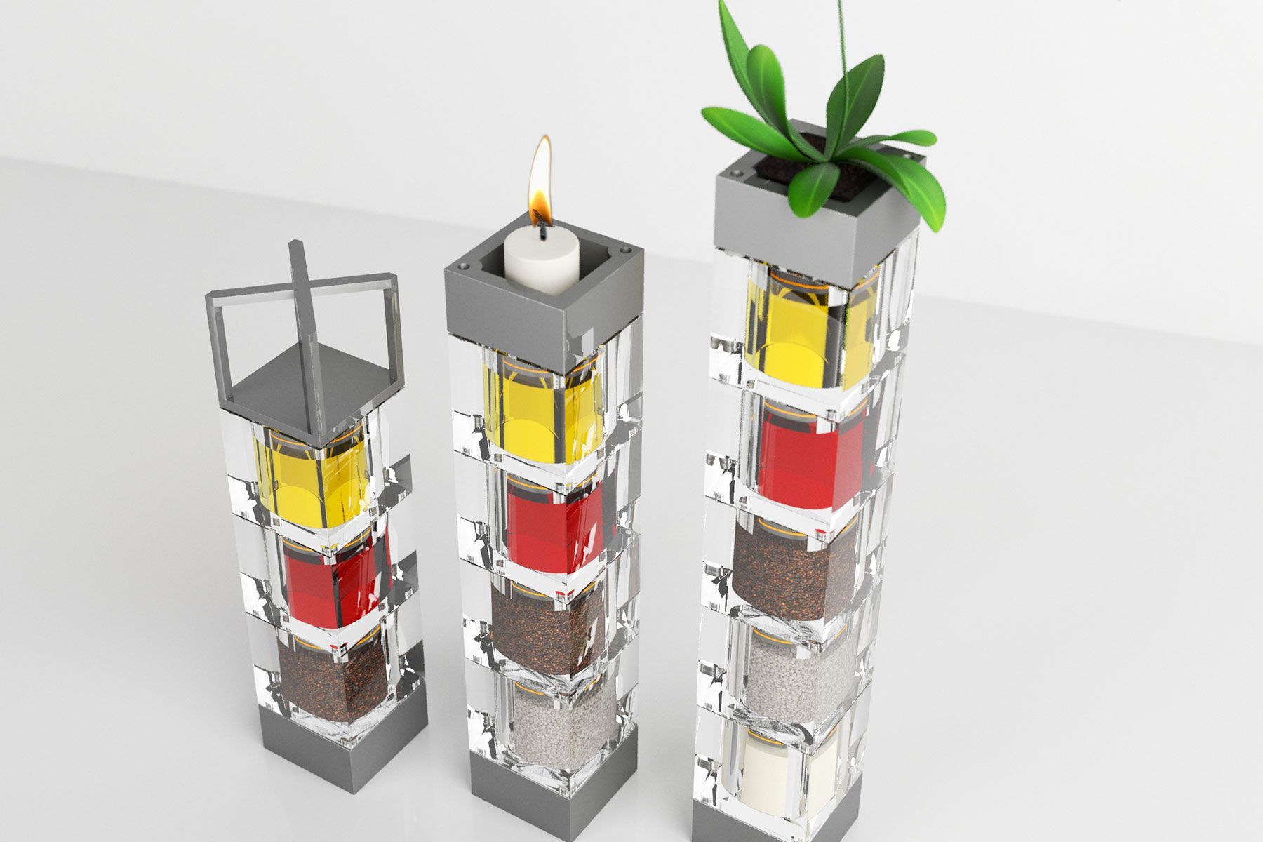 Соль и перец в стекле Concepticon SALADICE ARCH-00018005