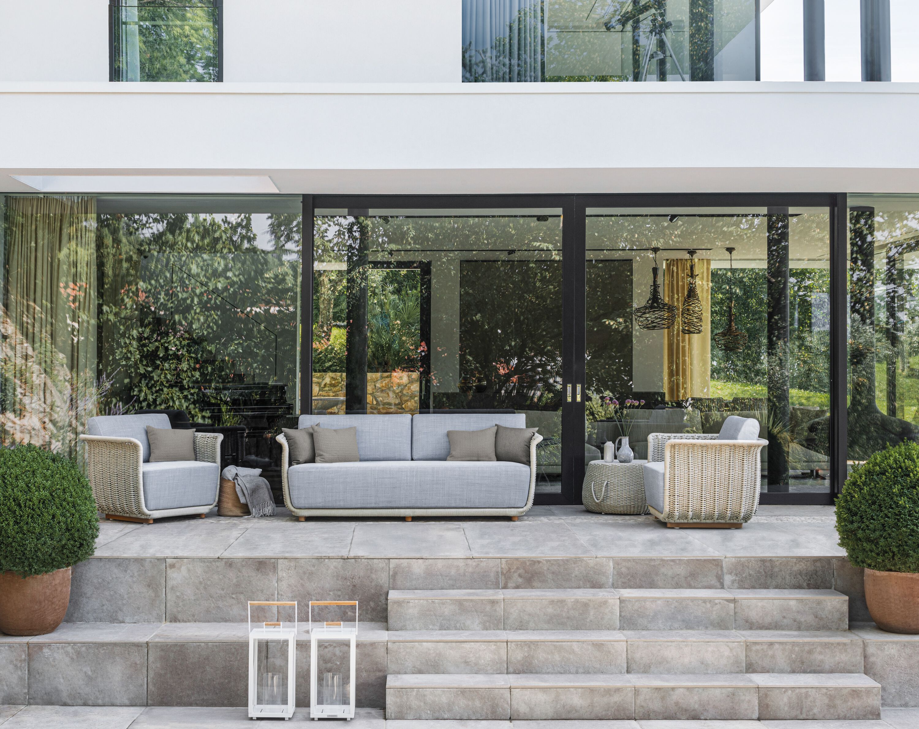 Веревочное садовое кресло с подлокотниками Atmosphera ARCH-00096346 - Вид №1