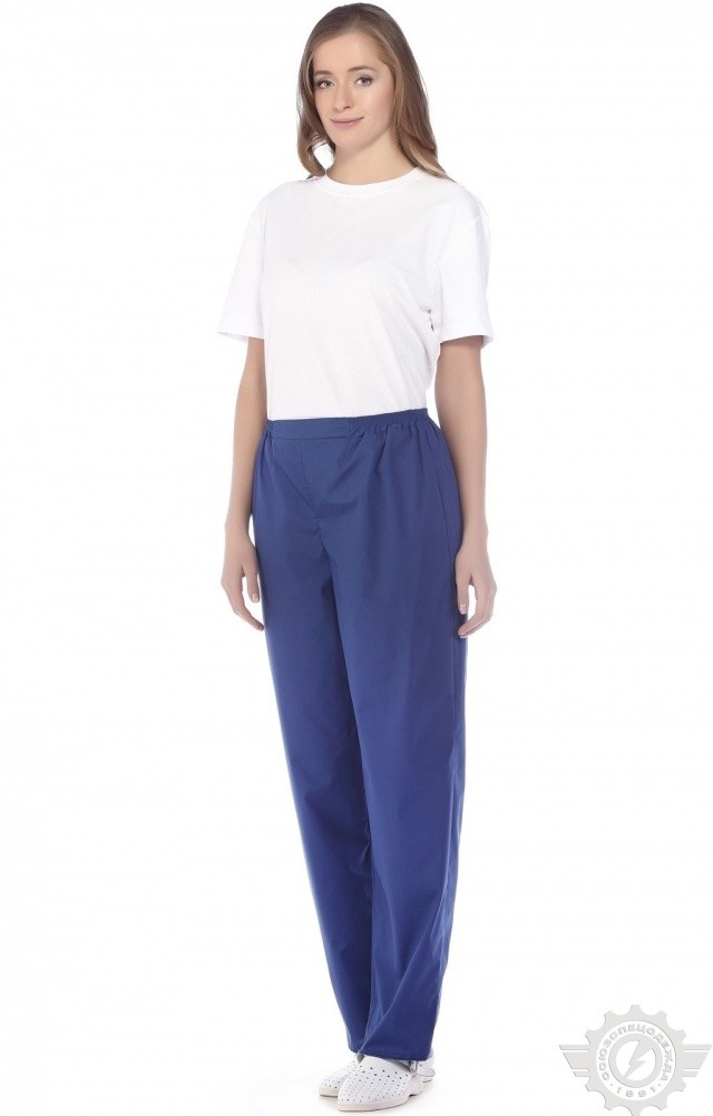 65581 Брюки женские василек  Медицинская одежда  размер 62/158-164 Спецодежда  - Вид №2
