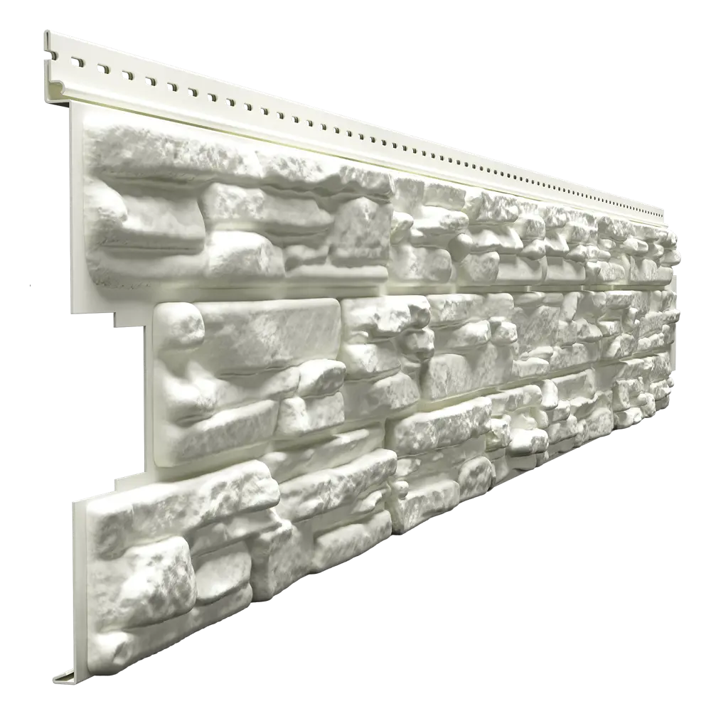 85346252 Сайдинг виниловый Döcke Rocky Сланец 1.8 м Кокос 0.51 м² STLM-0062055