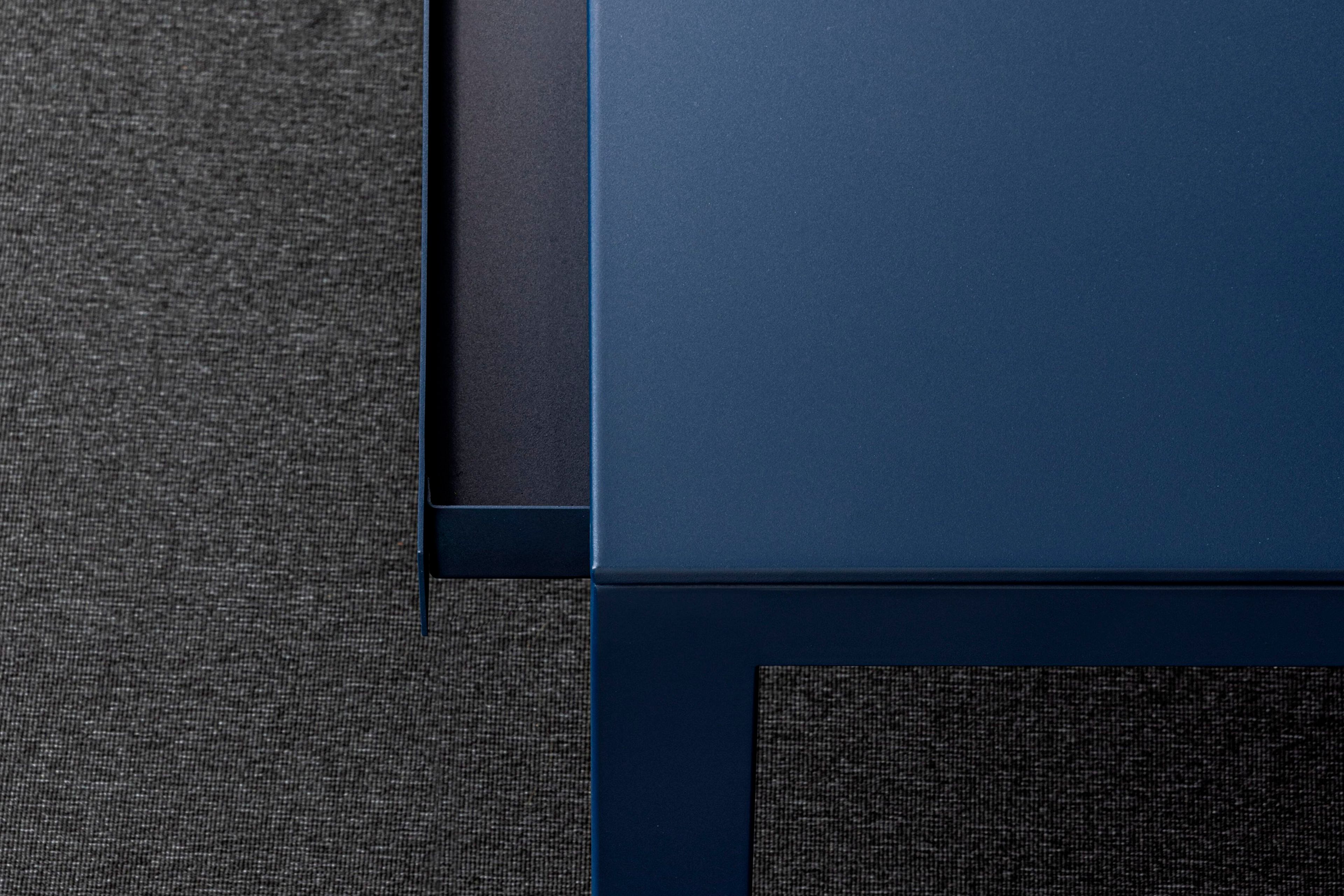 Прямоугольный металлический стол с ящиками Mara фольга ARCH-00099511 - Вид №4