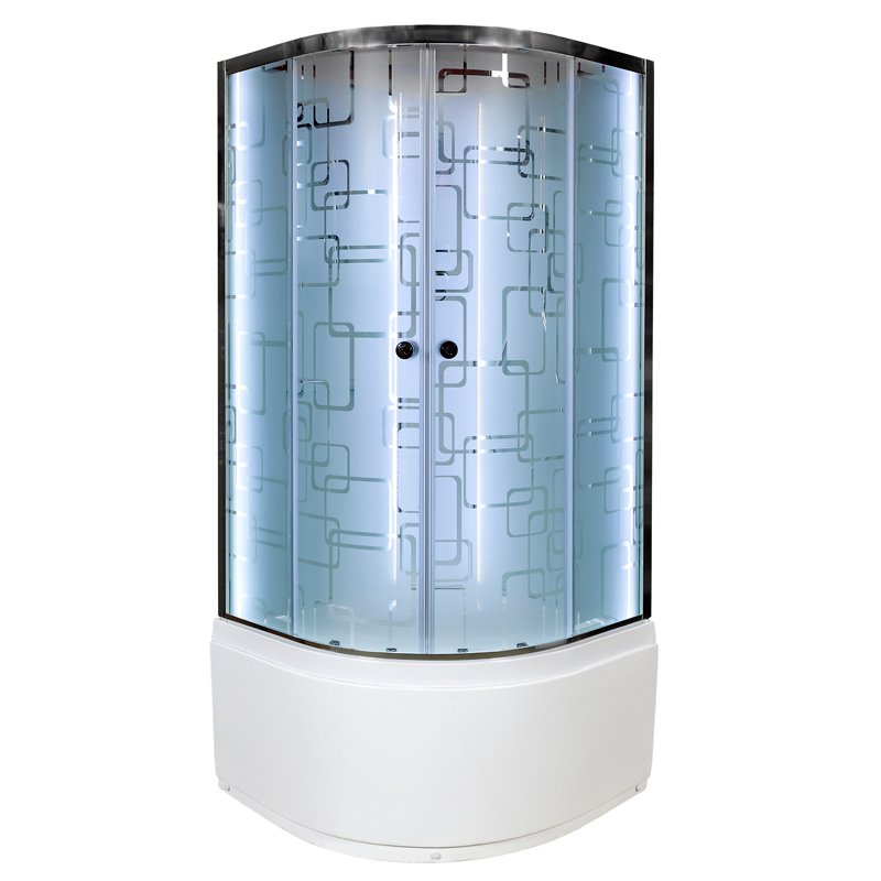 ЕМ2712 L с гидромассажем (гм.) Душевая кабина DETO Серия ЕМ ЕМ4590 N LED - Вид №18