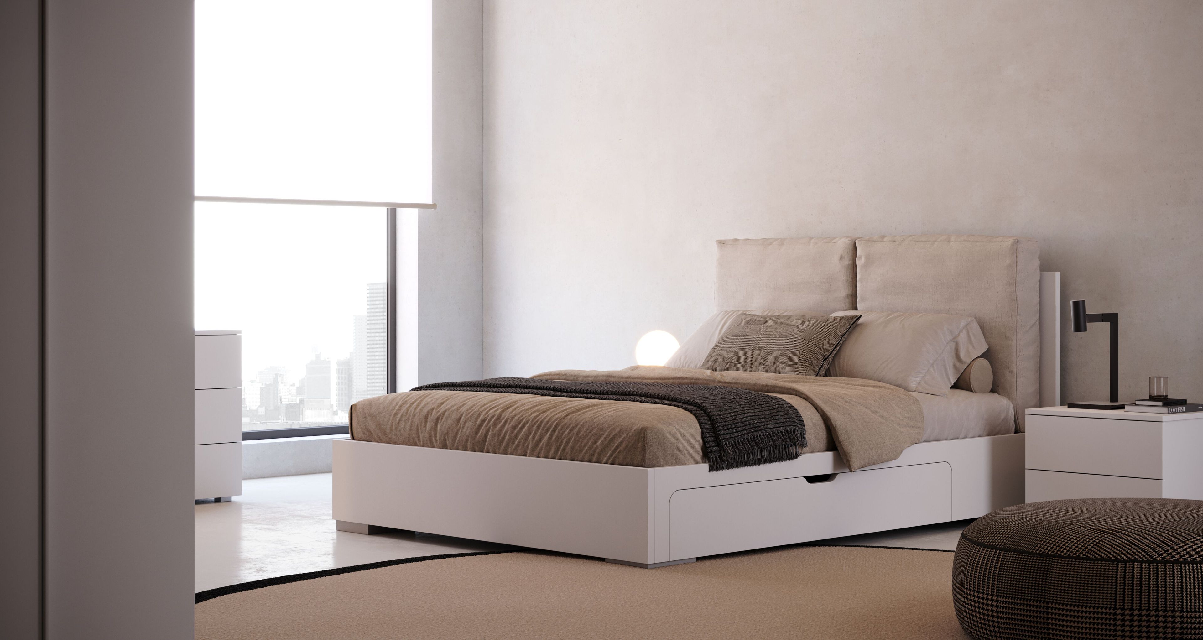 Деревянная двуспальная кровать для хранения Giessegi SCRIGNO ARCH-00064859 - Вид №1