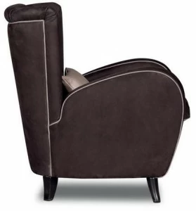 BAXTER Кожаное кресло с подлокотниками