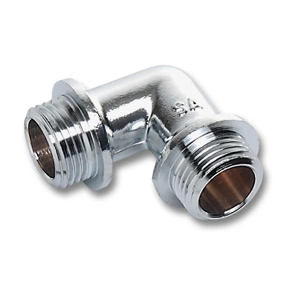 26111C SANHA 611 угол 90° НР, хромированная латунь 1 мм  - Вид №1