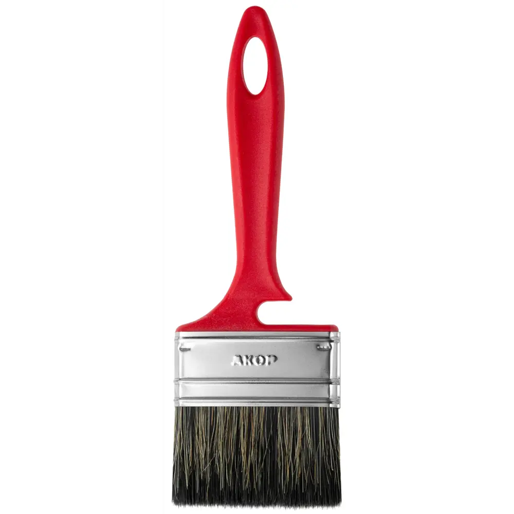 Кисть плоская для водных красок 70 мм Акор Эксперт синтетическая щетина STLM-2088223 - Вид №5